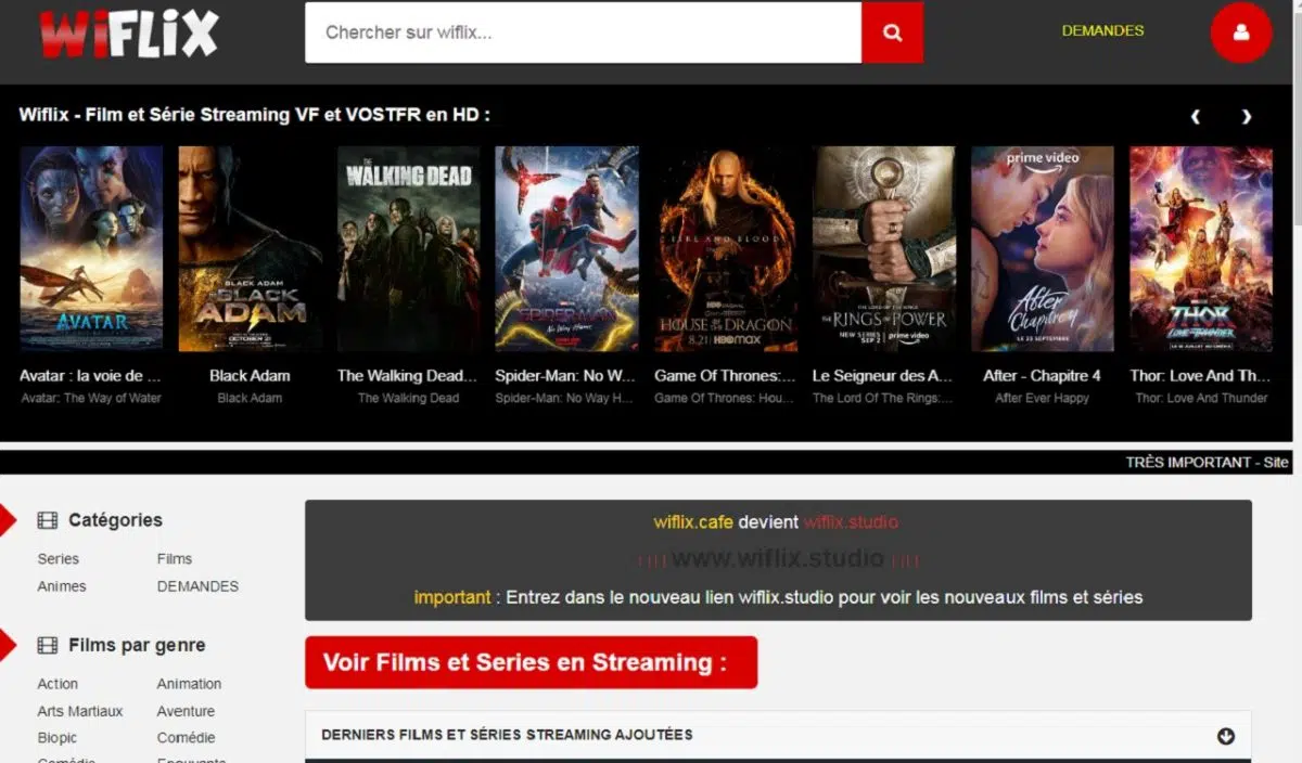 découvrez la nouvelle adresse de wiflix en 2024 ! accédez à un large choix de films et séries en streaming gratuit. ne manquez pas les dernières tendances du divertissement en ligne.