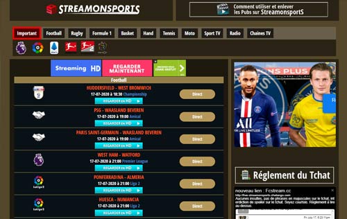 découvrez le meilleur du streaming sport gratuit ! accédez à des événements sportifs en direct, sans abonnement ni frais. ne manquez plus jamais vos matches préférés grâce à notre sélection des meilleures plateformes de streaming.