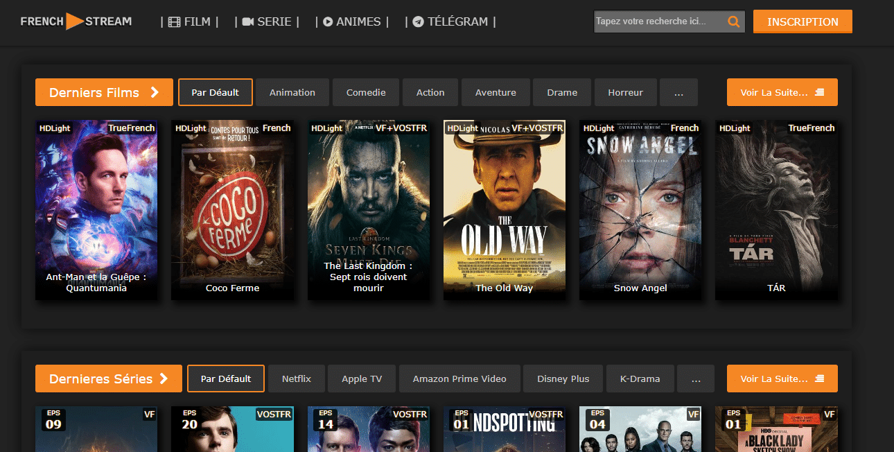 découvrez notre site de streaming gratuit, où vous pouvez regarder vos films et séries préférés sans frais. profitez d'une large sélection de contenus de qualité, accessibles facilement et rapidement. plongez dans l'univers du divertissement en toute simplicité !