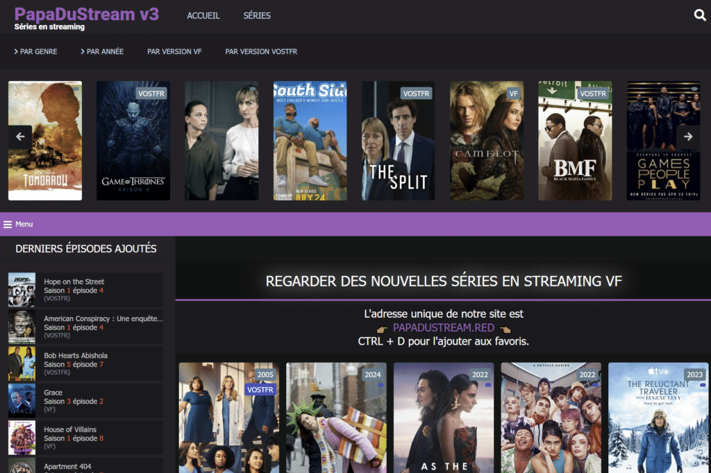 découvrez papadustream 2025, votre plateforme incontournable pour le streaming de films et séries en haute définition. profitez d'une vaste bibliothèque de contenus, des recommandations personnalisées et une expérience utilisateur fluide. rejoignez-nous et plongez dans un univers de divertissement sans limites.