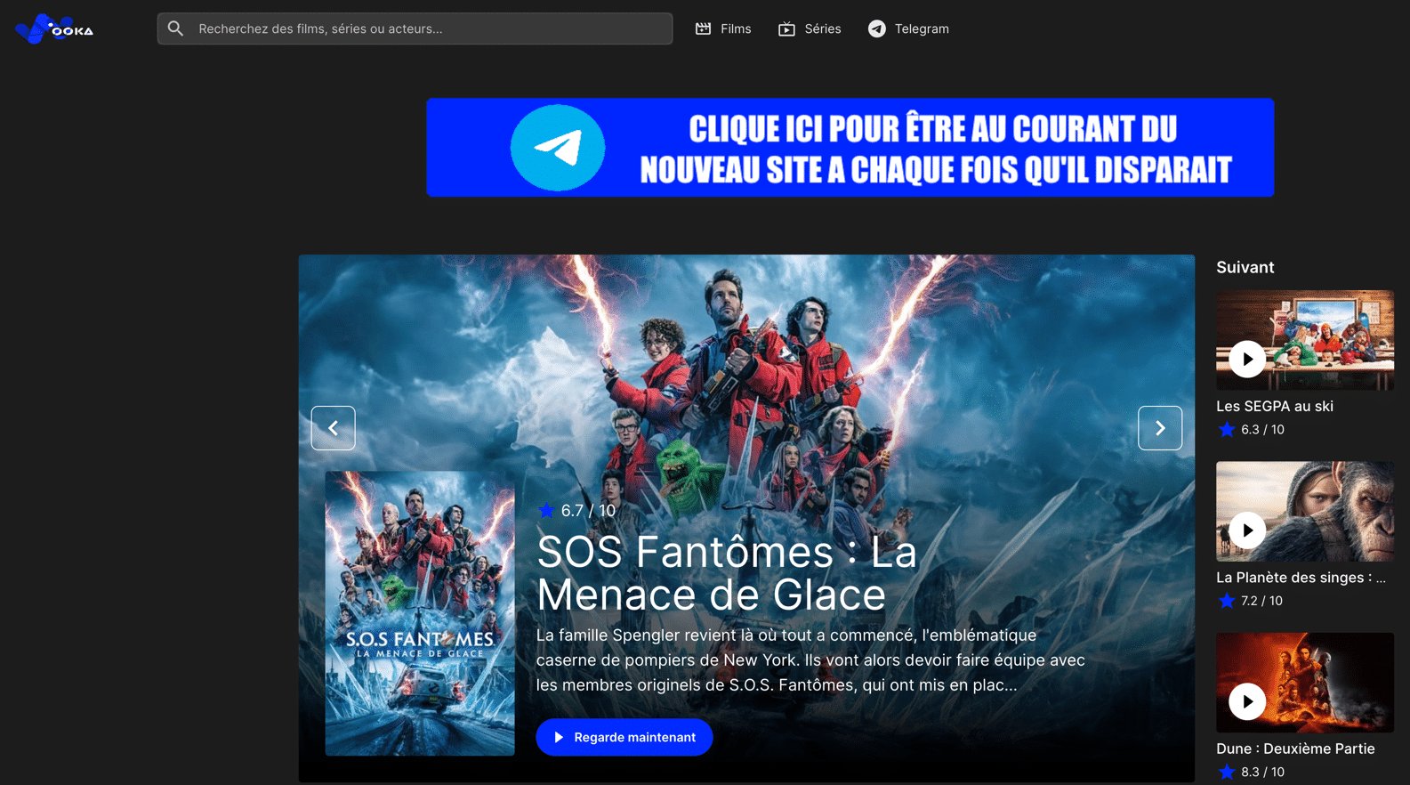 découvrez notre plateforme de streaming gratuit, offrant un large choix de films, séries et émissions sans abonnement. profitez d'une expérience de visionnage de qualité, à tout moment et n'importe où, sans débourser un centime. rejoignez-nous maintenant et plongez dans un univers de divertissement illimité !