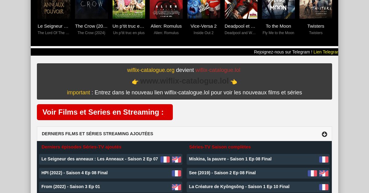 découvrez le secret de wiflix, la plateforme de streaming qui révolutionne votre expérience cinématographique. accédez à un vaste catalogue de films et séries en toute simplicité, tout en profitant de conseils exclusifs pour optimiser votre utilisation. ne manquez pas cette opportunité de plonger dans un univers de divertissement illimité !